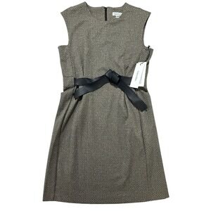 Calvin Klein Women's Dress Size 8 Sleeveless Sheath Herringbone Career NWT 248